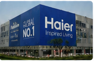 Haier outdoor branding