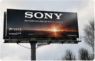 Sony billboard